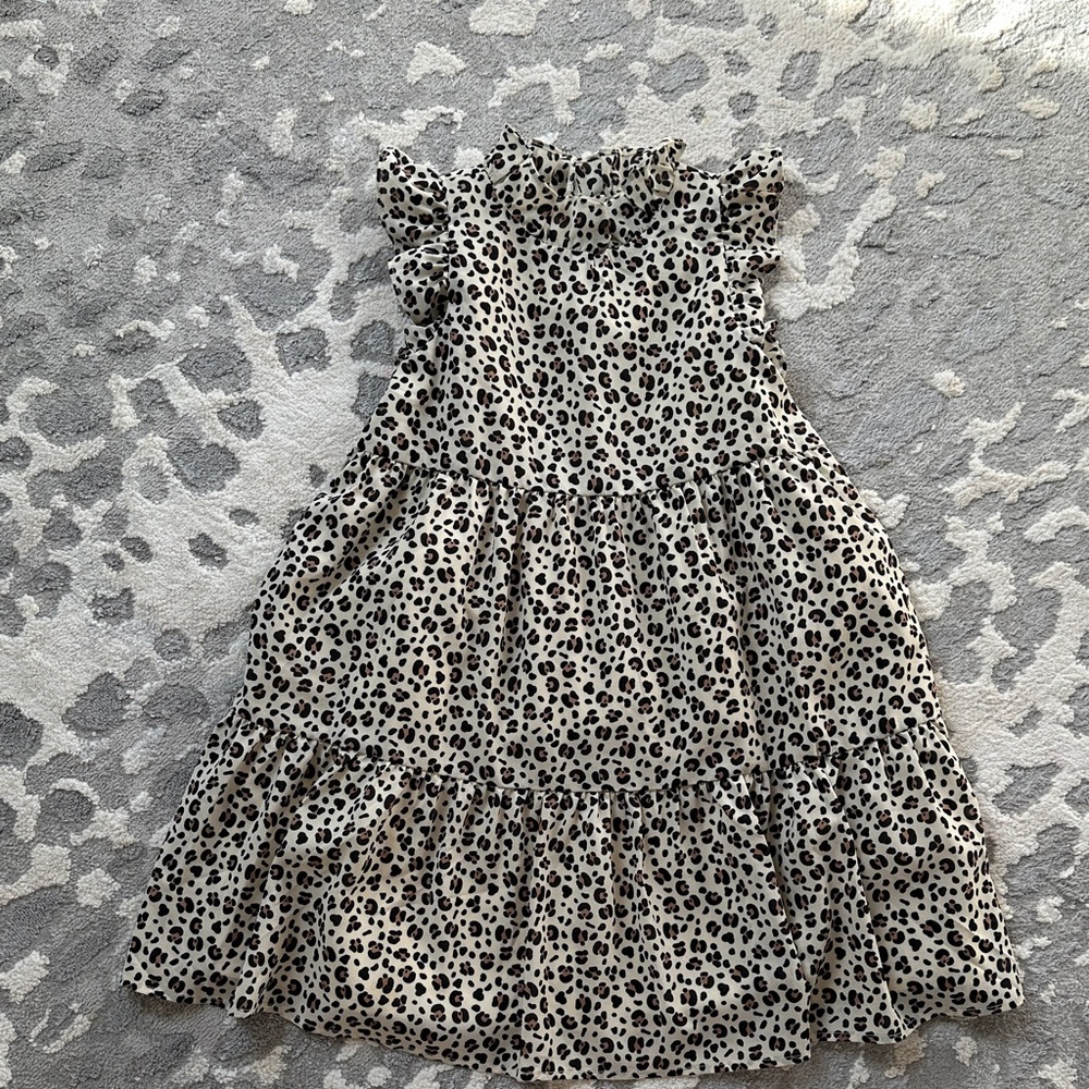 Janie and Jack Leopard Print Dress